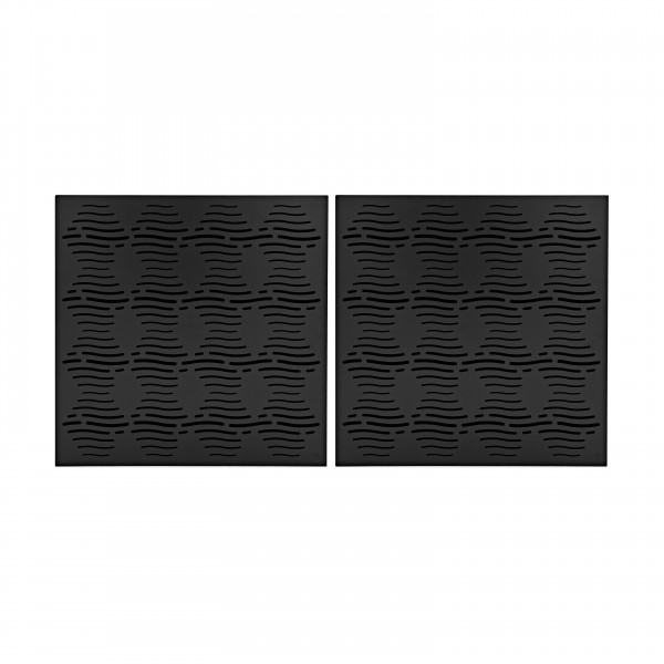 G4M Acoustics Waves 60 x 42cm Corner Panel, Black, Pair