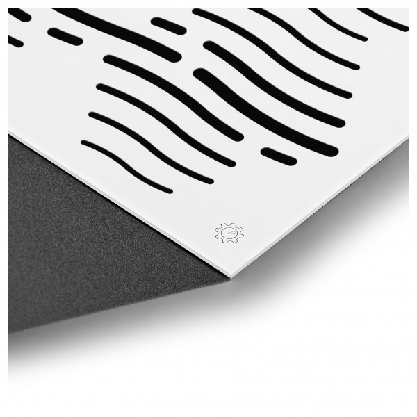 G4M Acoustics Waves 60 x 42cm Corner Panel, White, Pair