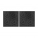 G4M Acoustics Curves 60 x 42cm Corner Panel, Black, Pair