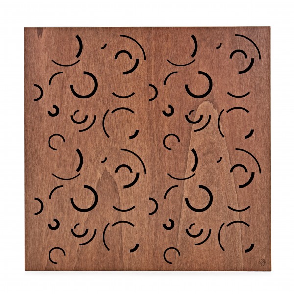 G4M Acoustics Curves 60 x 42cm Corner Panel, Walnut, Pair