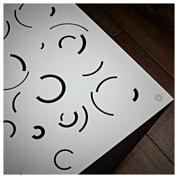 G4M Acoustics Curves 60 x 42cm Corner Panel, White, Pair