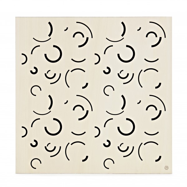 G4M Acoustics Curves 60 x 42cm Corner Panel, Poplar, Pair