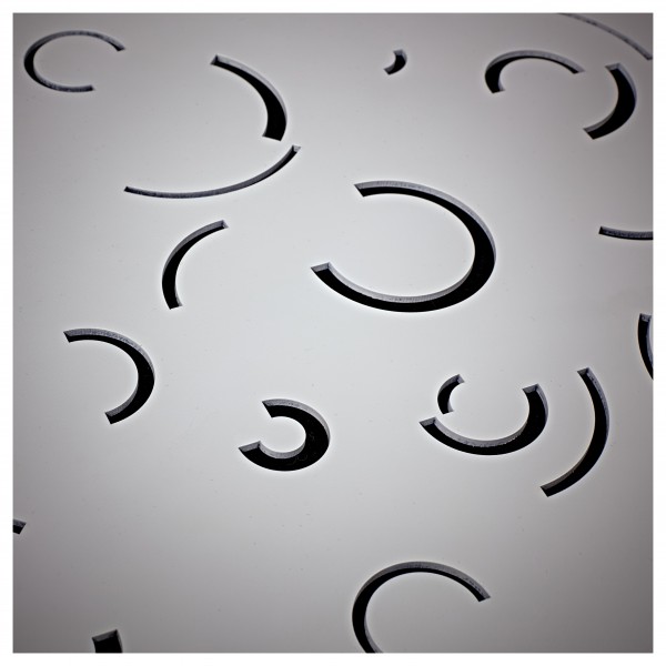 G4M Acoustics Curves 60 x 60cm Panel, White