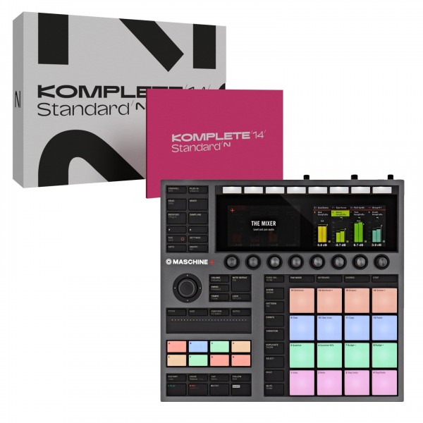 Native Instruments Maschine+ with Komplete 14 (Boxed) - Full Bundle