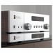 JBL Classic MP350 Music Streamer setup in combination with the JBL Classic SA550 Integrated Amplifier