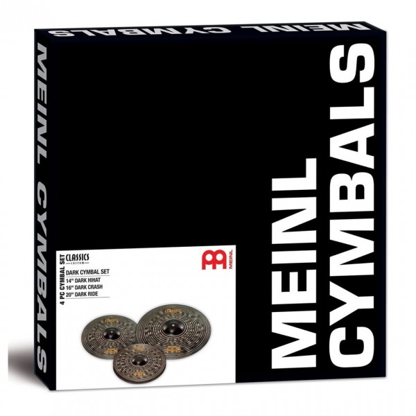 Meinl Classics Custom Dark Cymbal Box Set with Free 18'' Crash - Box