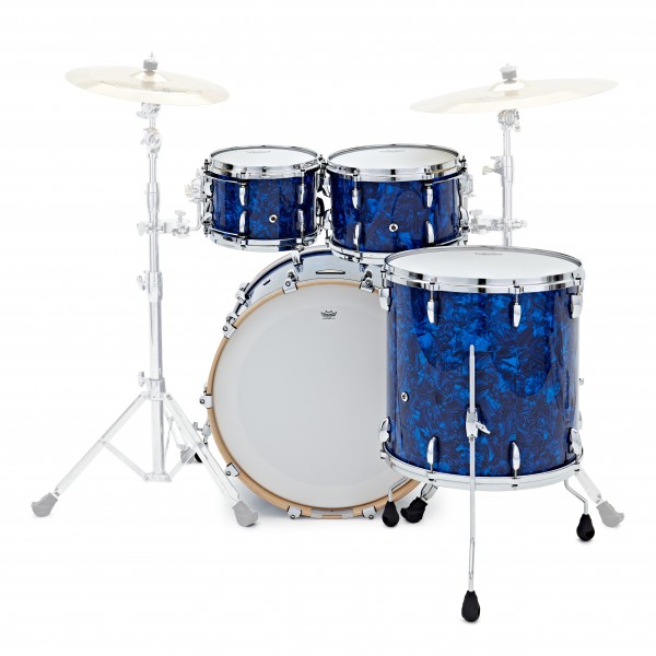Pearl Masters Maple/Gum 22'' 4pc Shell Pack, Blue Abalone