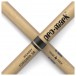 Promark Classic Forward 5B Hickory Drumstick, Oval Wood Tip, 4-Pack - Crossed