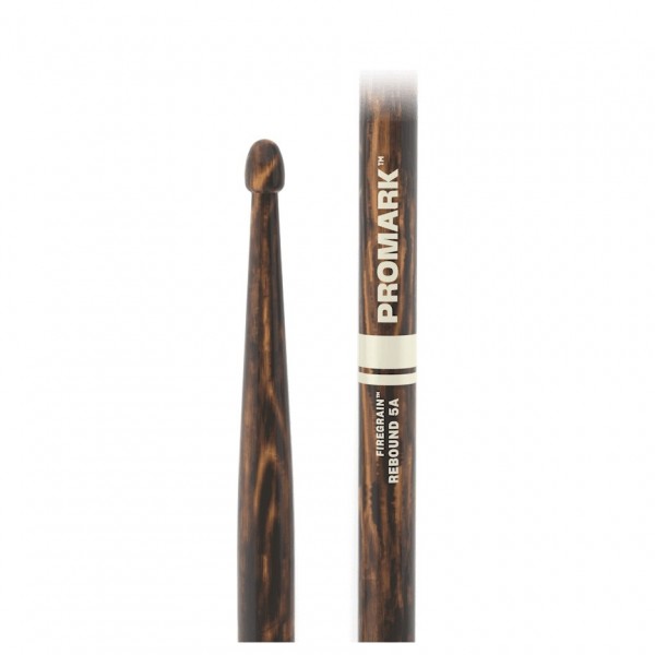 Promark Rebound 5A FireGrain Hickory Drumstick Acorn Tip, 4-Pack -  1