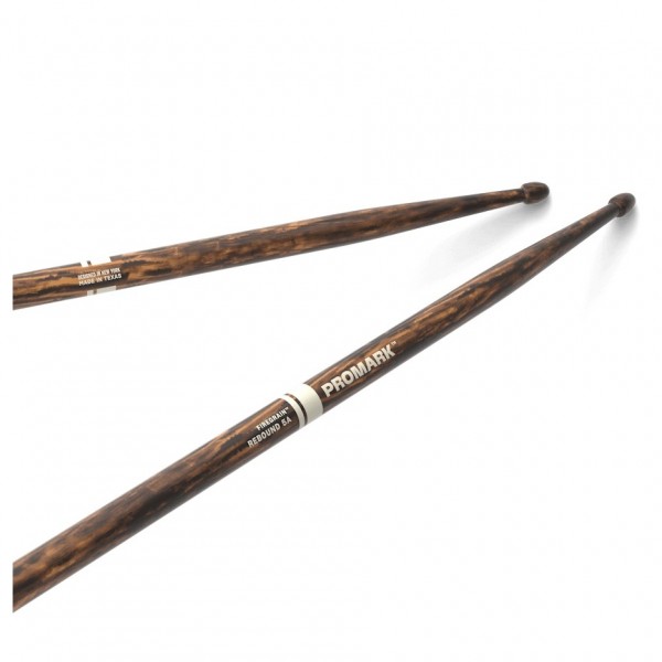 Promark Rebound 5A FireGrain Hickory Drumstick Acorn Tip, 4-Pack - 5