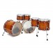 Pearl Masters MCT 22'' 6pc Double Kick Shell Pack, Almond Red Stripe