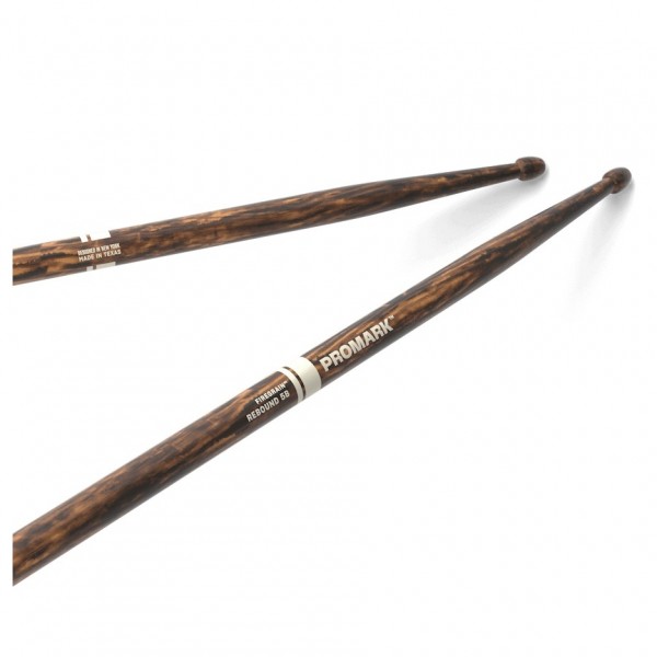 Promark Rebound 5B FireGrain Hickory Drumstick Acorn Tip, 4-Pack - Apart