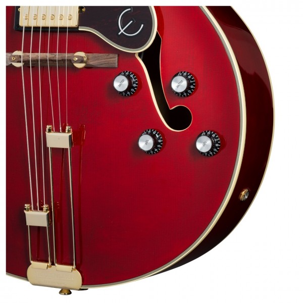 Epiphone Broadway (2023), Wine Red - Controls