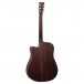 Tanglewood TWCRDCE Crossroads Electro Acoustic, Whiskey Burst - Back