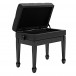 Deluxe Piano Stool with Storage by Gear4music