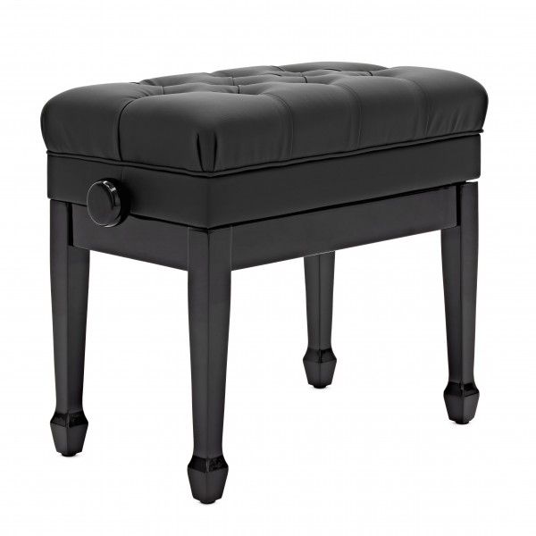 Deluxe Piano Stool with Storage by Gear4music