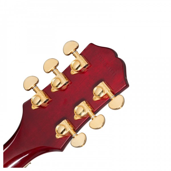 Epiphone Alex Lifeson Les Paul Custom Axcess Quilt, Ruby