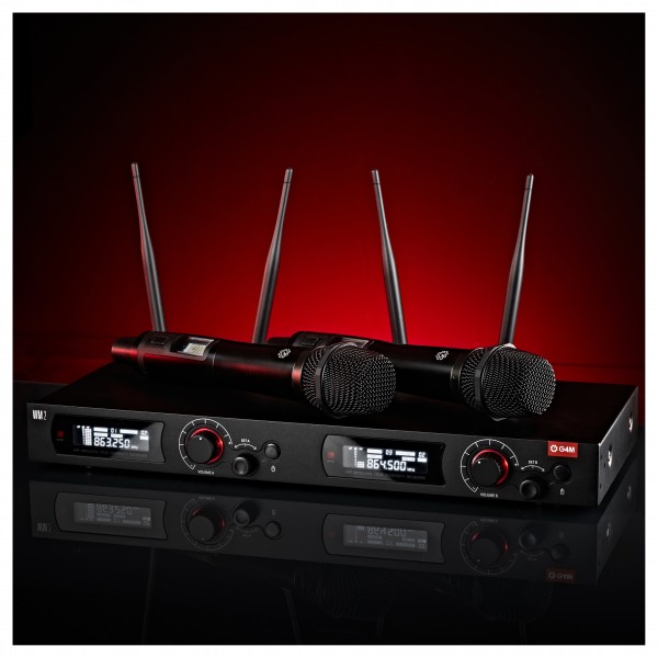 G4M True Diversity Dual Wireless Handheld Microphone
