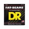 DR Strings FB-45 FAT-BEAM Stainless Steel Bass Strings, 45-105