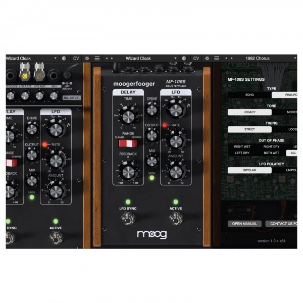 MoogerFooger Software MF-108S ClusterFlux