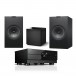 Yamaha RX-A2A AV Receiver & KEF Q350 2.1 Speaker Package, Black
