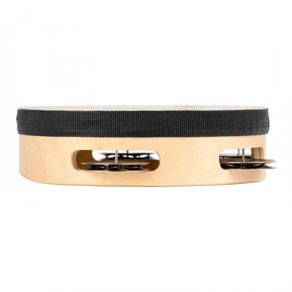Nino by Meinl 6" Headed Wood Tambourine, 1 row - Side