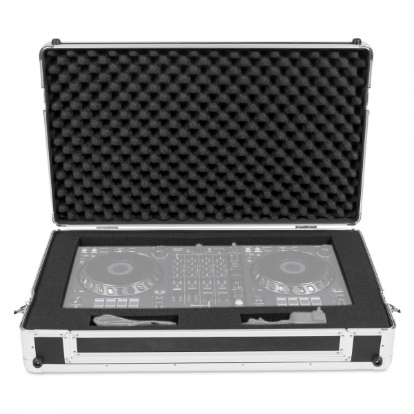UDG Pick Foam Flight Case 2XL, Silver - Front Open 2 (DJ Controller Not Included)