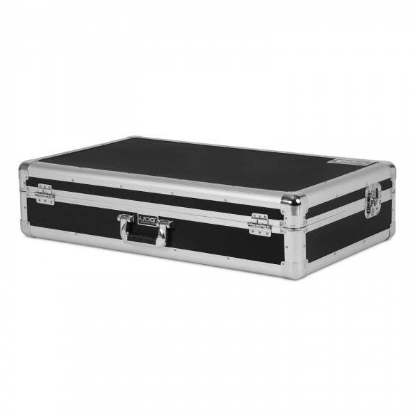 Foam Flight Case 2XL MK2, Silver - Angled Closed Flat