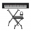 Yamaha Piaggero NP35 Portable Keyboard Package, Black