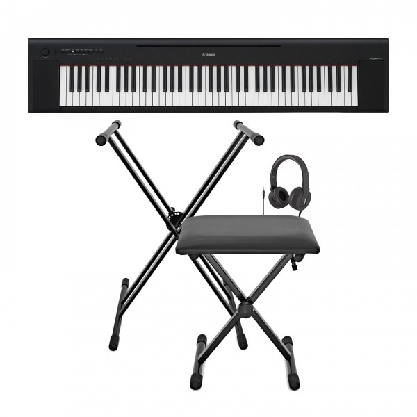 Yamaha Piaggero NP35 Portable Digital Piano, Blk inc. Accessories