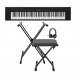 Yamaha Przenośne pianino cyfrowe Piaggero NP35, kolor czarny z akcesoriami. Akcesoria