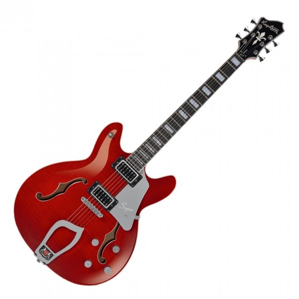 Hagstrom Super Viking, Wild Cherry Transparent