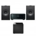 Yamaha RX-V6A AV Receiver & KEF Q150 2.1 Speaker Package, Black