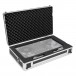 UDG Flight Case 2XL MK2, Silver - Angled Open (DJ Controller Not Included)