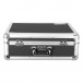 Pick Foam Flight Case Large, Silver - Flat Closed