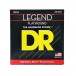 DR Strings LEGEND Polished Flatwound Bass Strings, 45-105