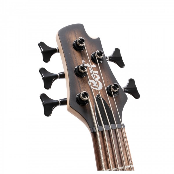 Cort C5 Plus OVMH 5-String Bass, Antique Brown Burst