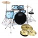 Mapex Tornado 20'' Fusion 5pc Drum Kit w/Paiste, Hawaii Blue