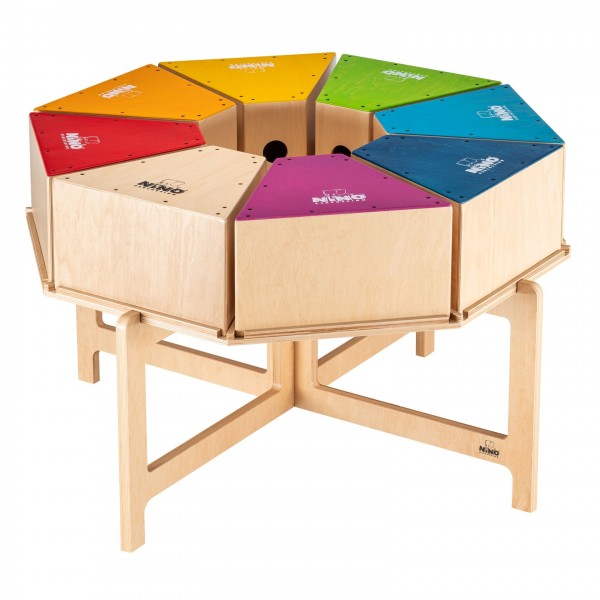 Nino by Meinl Deluxe Classroom Cajon Group Rhythm Set, 19 pcs. - Without Stools