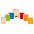 Nino by Meinl Classroom Cajon Group Rhythm Set, 7 Pieces