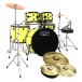 Mapex Tornado 20'' Fusion 5pc Drum Kit w/Paiste, Yellow