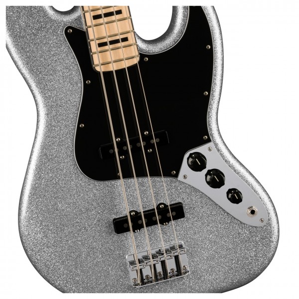 Fender Limited Edition Mikey Way Jazz Bass, Silver Sparkle - Pickups 