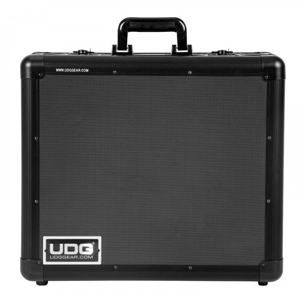 UDG Ultimate Pick Foam Flight Case Turntable, Black - Front Closed