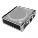 UDG Pick Foam Flight Case Turntable, Silver - Angled Open (Turntable Not Included)