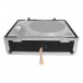 UDG Turntable Flight Case, Silver - Rear Open (Turntable Not Included)