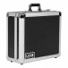 UDG Turntable Flight Case, Black - Angled Closed