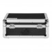 Turntable Pick Foam Flight Case, Silver - Cable Access