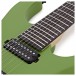 Harlem S 8-String Electric Guitar by Gear4music, Slime Green