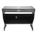 Z-Style DJ Table, Black - Front Empty