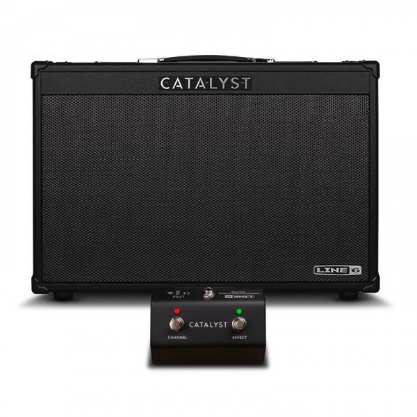 Line 6 Catalyst 200 with LFS2 Footswitch and Cover